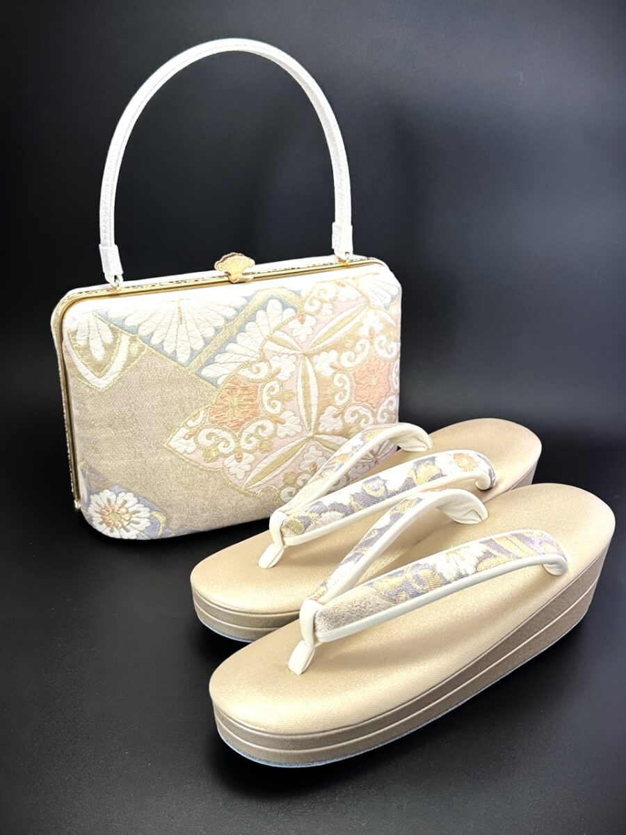 [女物]フォーマル草履＆バッグセット(S)～(LL)