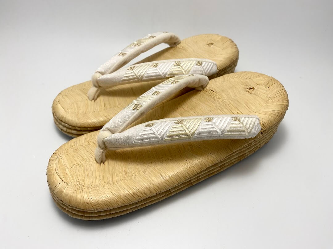 [女物]支那染 南部表 三ノ七 重ね草履(M)(L)