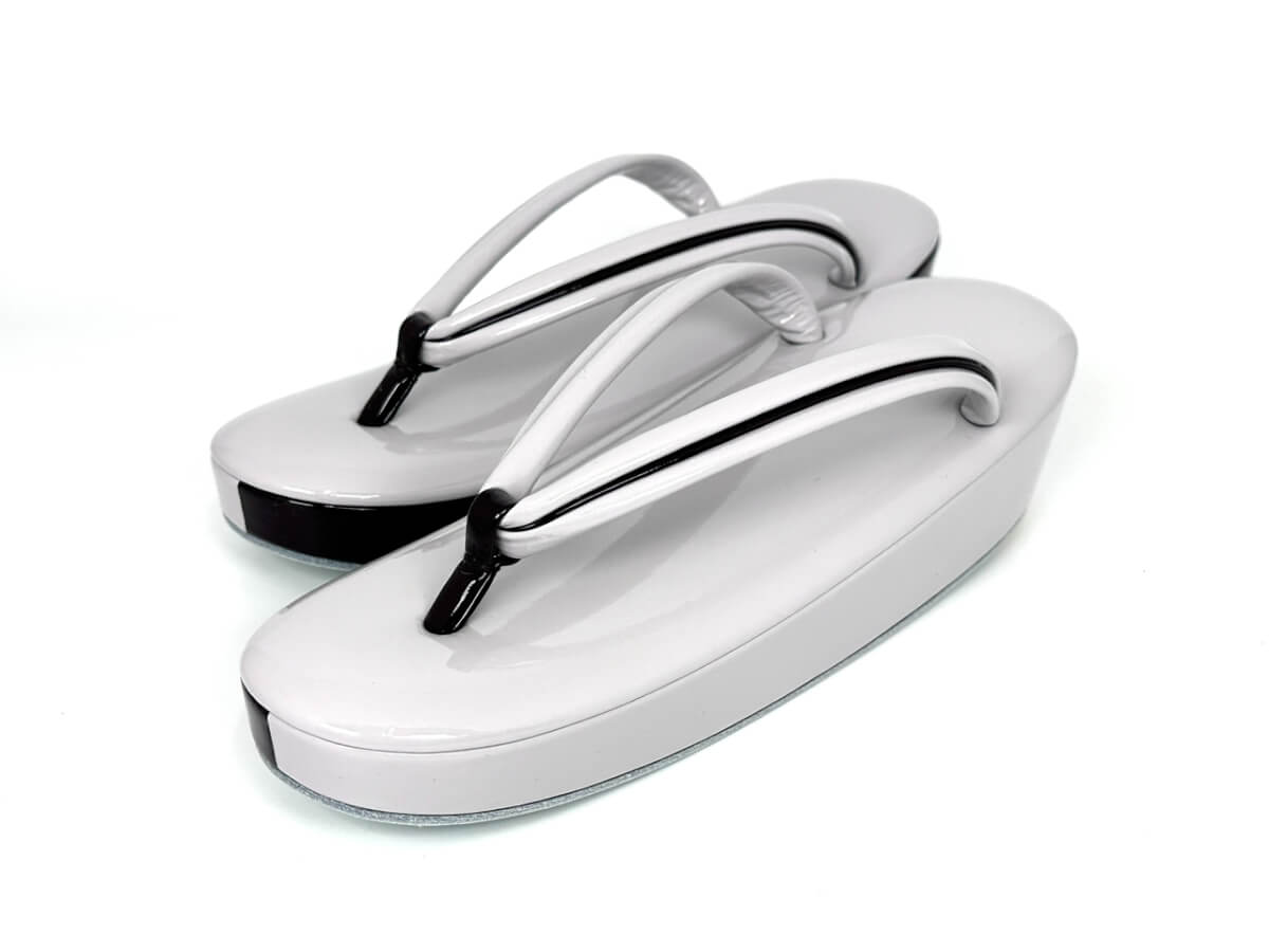 [女物]牛革エナメル 草履 明暮（あけくれ）(M)