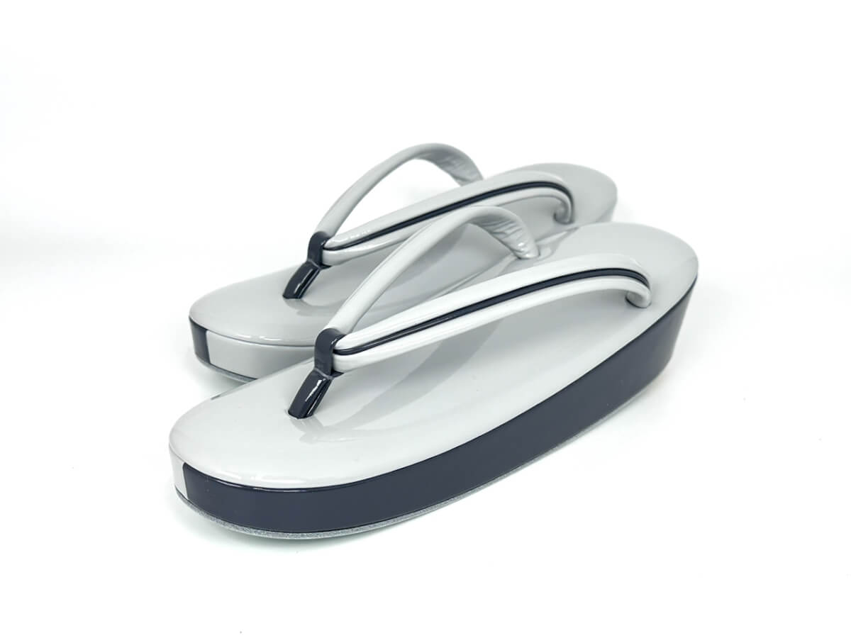 [女物]牛革エナメル 草履 明暮（あけくれ）(M)