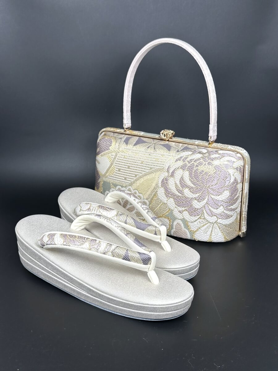 [女物]フォーマル草履＆バッグセット(S)～(LL)