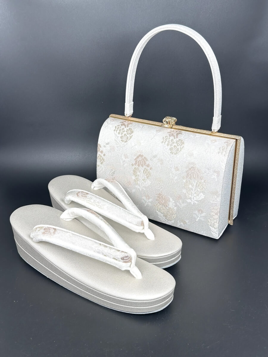[女物]フォーマル草履＆バッグセット(S)～(LL)